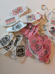 Book Lover Hotel Keychain