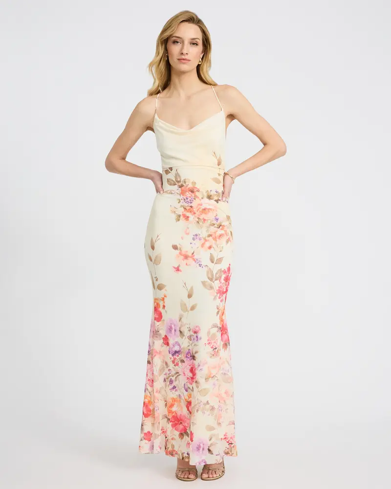knee length dresses for ladies Beaded Metallic Strapless Slit Gown by Juliet JT2501A Gold / 12 main image 0