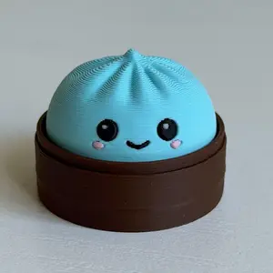 Cute Dumpling Clicker - 3D printed fidget toy