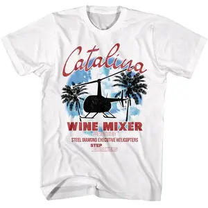 Step Brothers Catalina Wine Mixer T-Shirt, Graphic Movie Tees