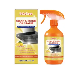 Jakehoe Kitchen Grease Cleaner - Mild Formula for Stove and Range Hood Oil Stain Removal, Household Cleaning Agent