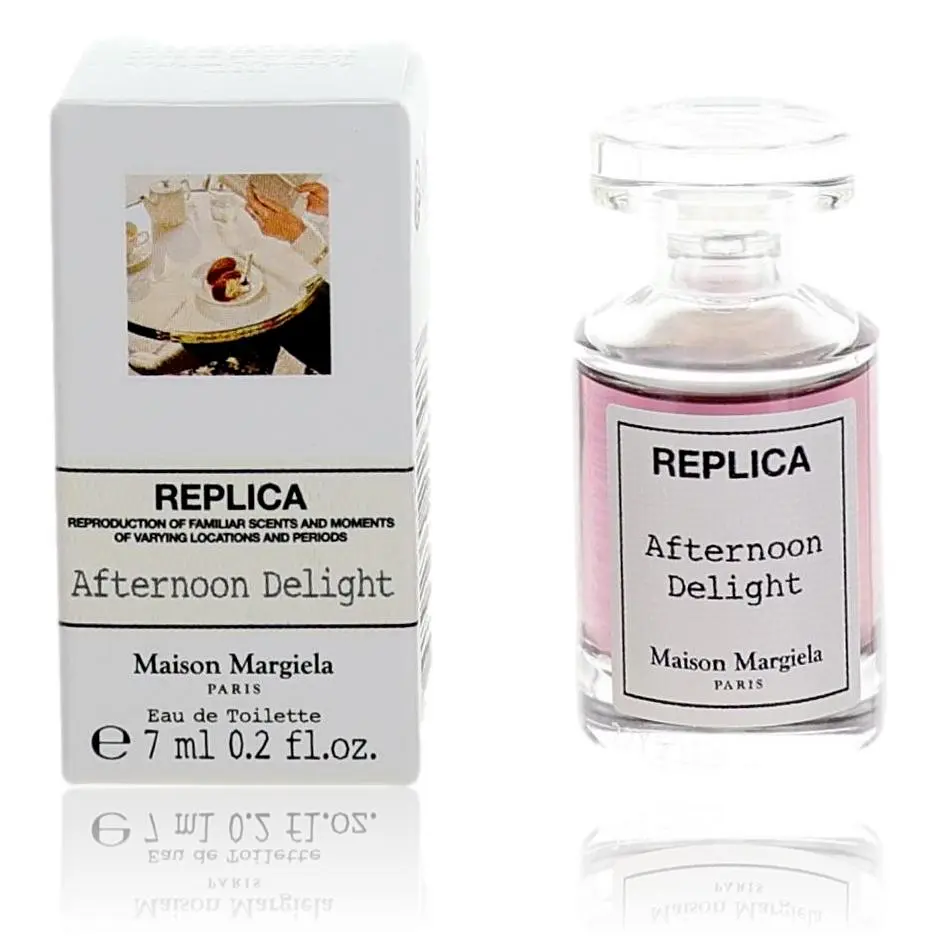Women's Maison Margiela Replica Afternoon Delight 0.2 oz Eau de Toilette Splash - Clean Girl Perfume, Dreamy Floral Musk Scent, Long-Lasting Smelling Good, Party Wear, Bottle, Unisex EDP Spray Alternative