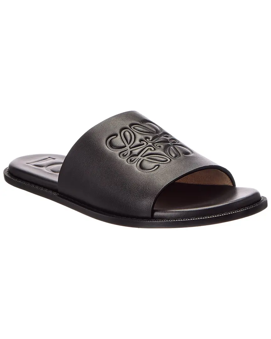 Loewe Flex Anagram Leather Sandal