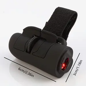 1pc Wireless Finger Mouse - Compact Lightweight Ergonomic Right-Handed Design, Animal Print Optical Tracking, Durable Plastic for Computer Phone Tablet (Battery Not Included), Wireless Mouse Rechargeable, Portable Device, Modern Accessory,