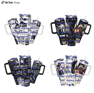 RW Rap Tumbler, Rapper Drinkware Vacuum, Bottles Water Bottles Flasks Mug, Tumblers 40oz 20oz, Gift For Fans, Gift For Lover