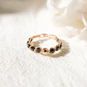 Twisted Square Stone Black Onyx Gemstone Crystal Ring, Black Onyx  Healing Gemstone Ring, Healing Properties Ring Black Onyx Jewelry Gifts For Men and Women, Gifts For Her, Gemstone Crystal Jewelry Rings, Trendy Fashion Rings Daily Engagement Birthday