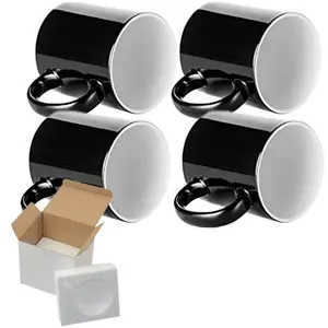 El Grande Color Changing Sublimation Mugs - 4-Pack (15oz) | Included Foam Support Mug Shipping Boxes