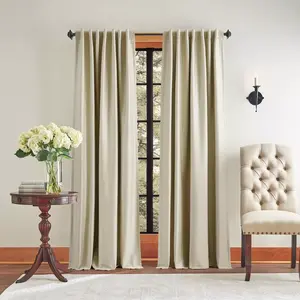 95"x50" Martha Stewart 2pk 95" Spellbound Blackout Lined Champagne