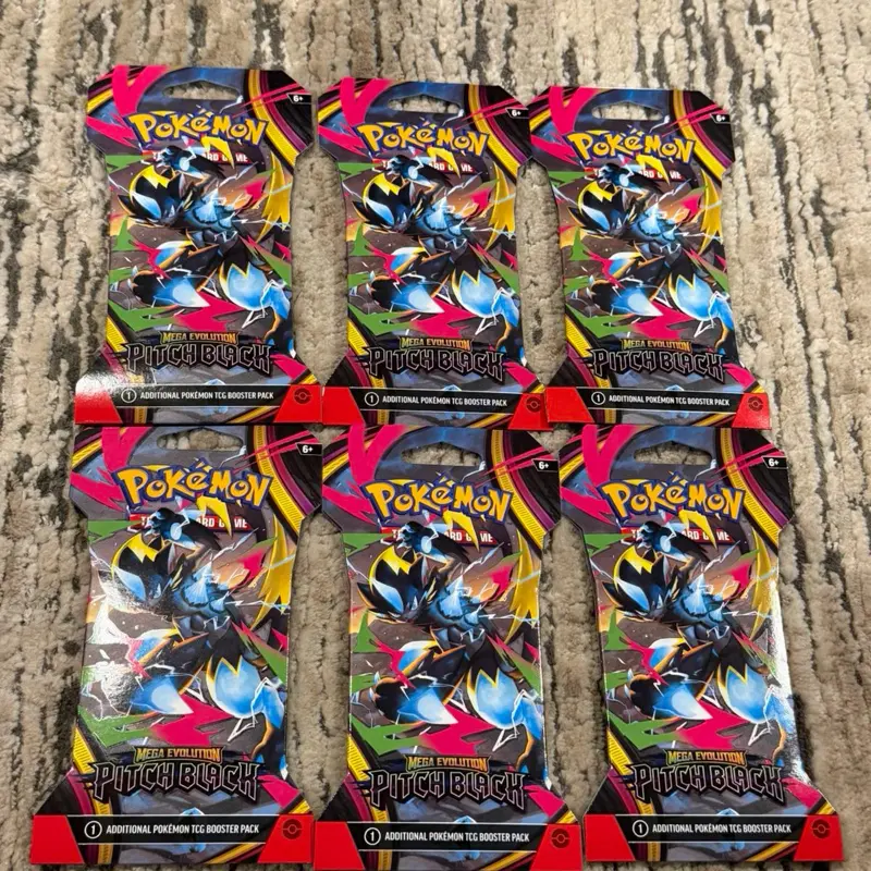 Pokémon TCG Mega Evolution Pitch Black Booster Pack Bundle - 1 Pack English