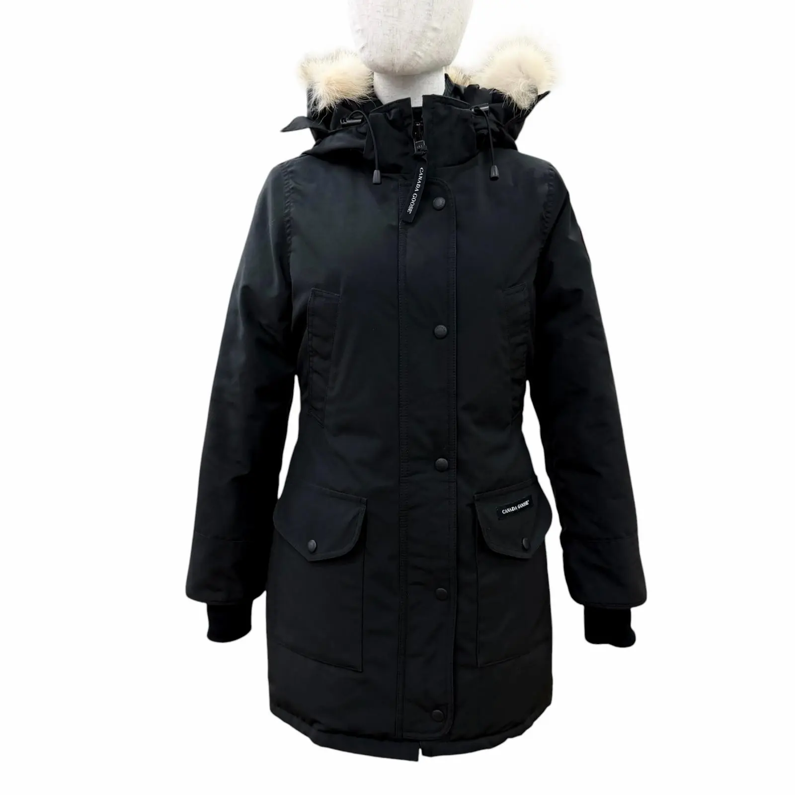 Pre-owned Canada Goose Polyester Small Leather Goods Trillium down parka