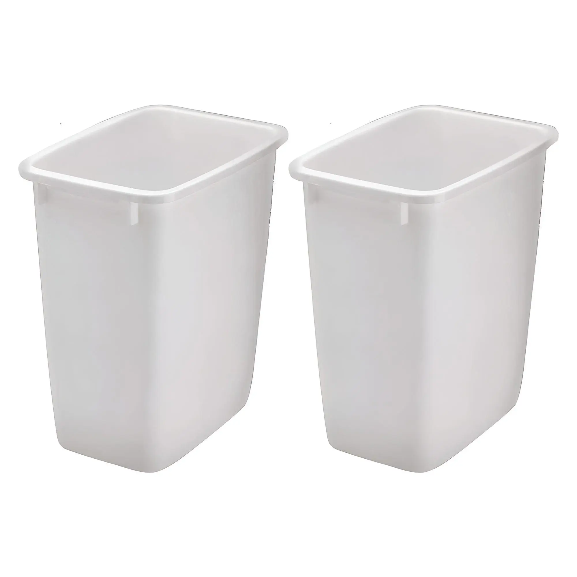 Rubbermaid Open Top Wastebasket Large Plastic Trash Bin Container, 36 Qt, 2 Pack Rubbermaid Open Top Wastebasket Large Plastic Trash Bin Container, 36 Qt, 2 Pack