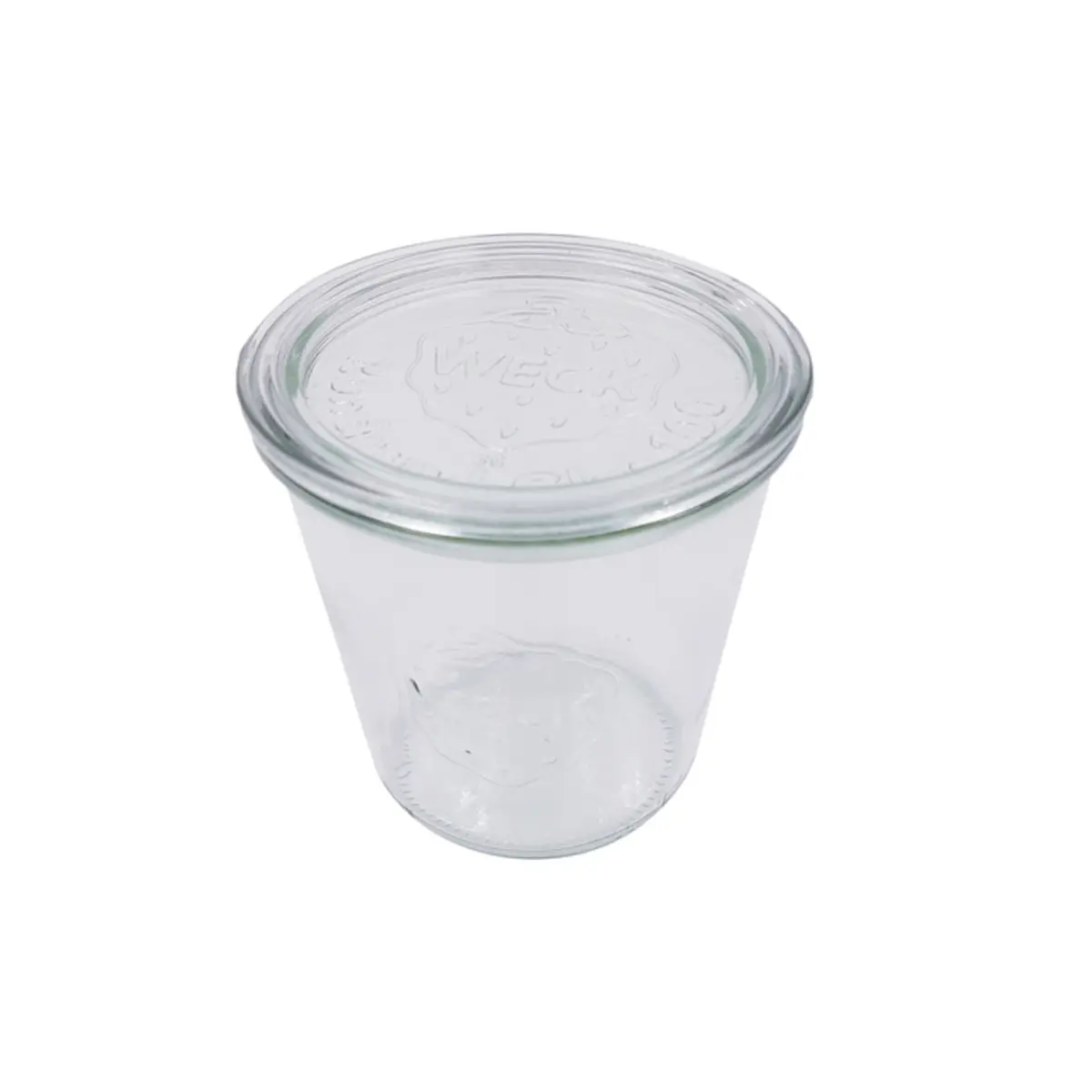 212 MAIN 6-Piece 19.6 oz Airtight Jars with Glass Lids & Mold - 3.93 Dia. x 4.33 in Transparent Reusable Weck Jars, Bokocook Kitchen Food Storage Containers, Snack Container