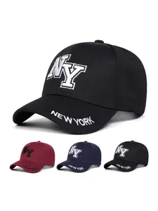 Unisex Baseball Cap with Letter Embroidery, Adjustable Brim, Casual Fashion Accessory for Spring & Fall Outdoor Travel, Embroidered Hat