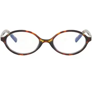 Vintage Oval Flat Top Blue Light Glasses Unisex Retro Small Frame Eyewear Daily Office Screen Use Clear Lens PC Frame Comfortable Fit SpringStatements