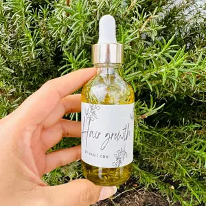 Hair growth made with organic plants and oils