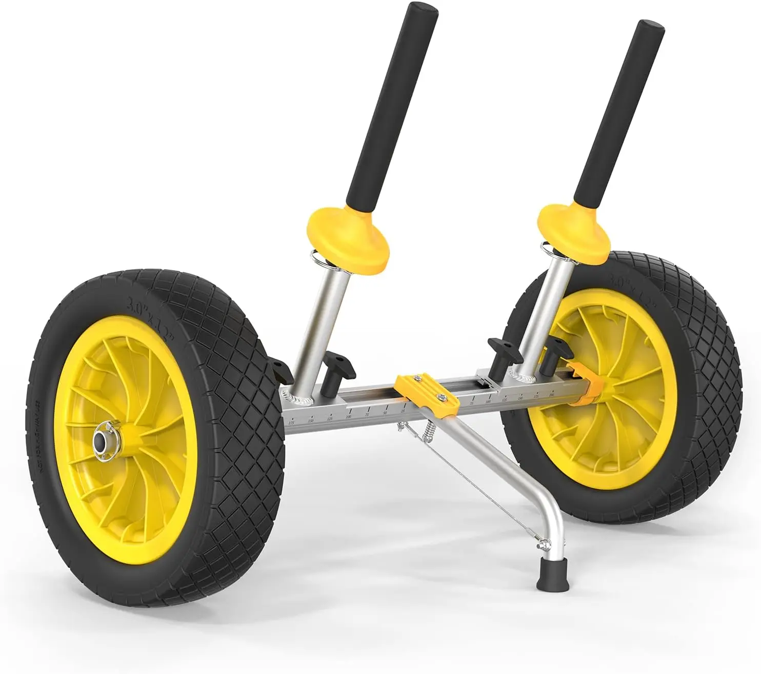 Kayak Cart Dolly Kayak Wheels Detachable Canoe Cart with Solid Tires and Kickstand Kayak Trolley