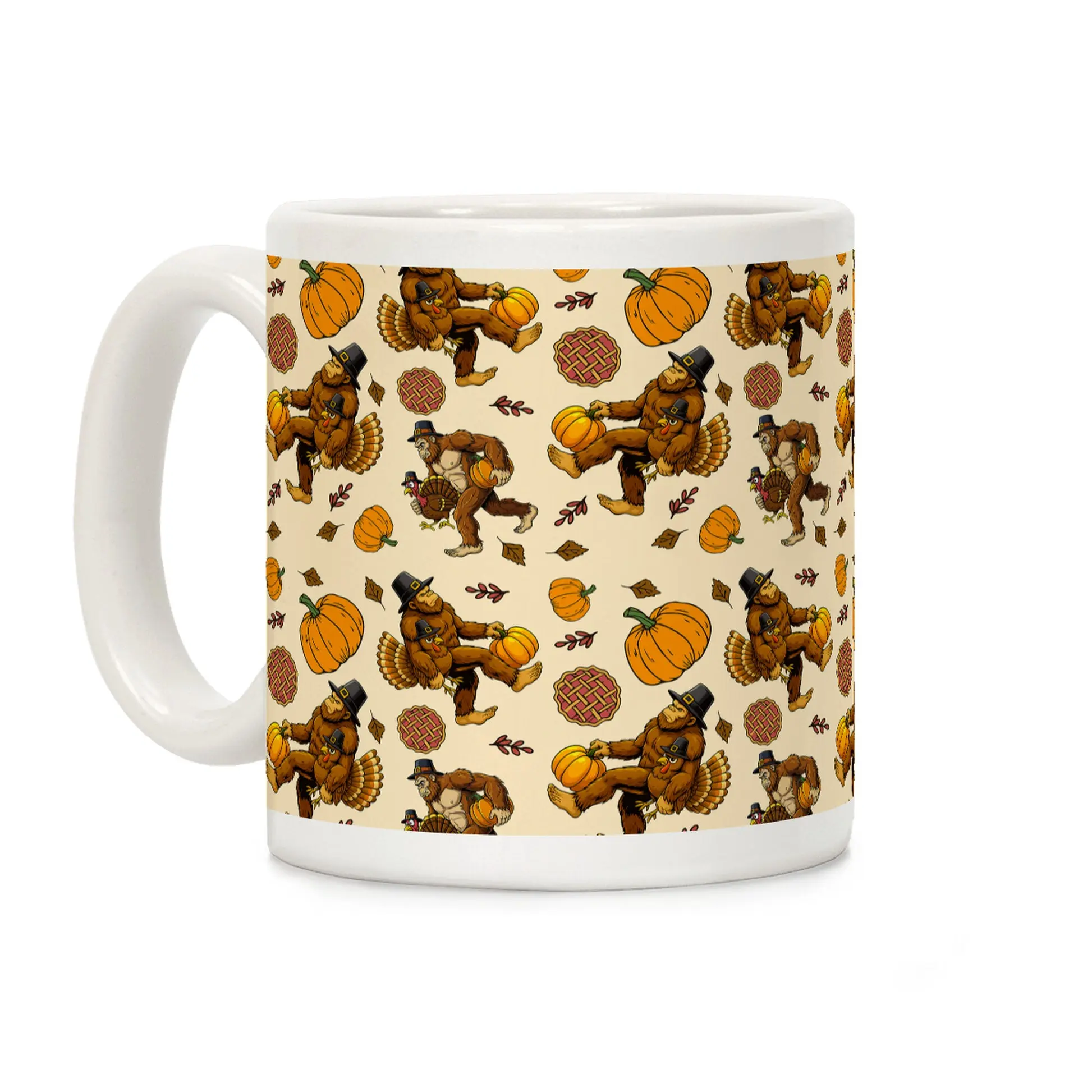 [Sale off up to 50%] Bigfoot Thanksgiving Coffee Mug