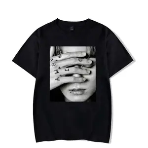 Vintage T-Shirt Jungkook Graphic T-Shirt  Oversized Tops Gothic Women's T-Shirt Kpop Aesthetic Goth Fashion Streetwear