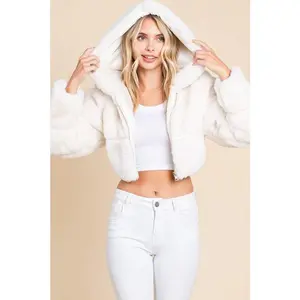 Faux Fur Crop Jacket