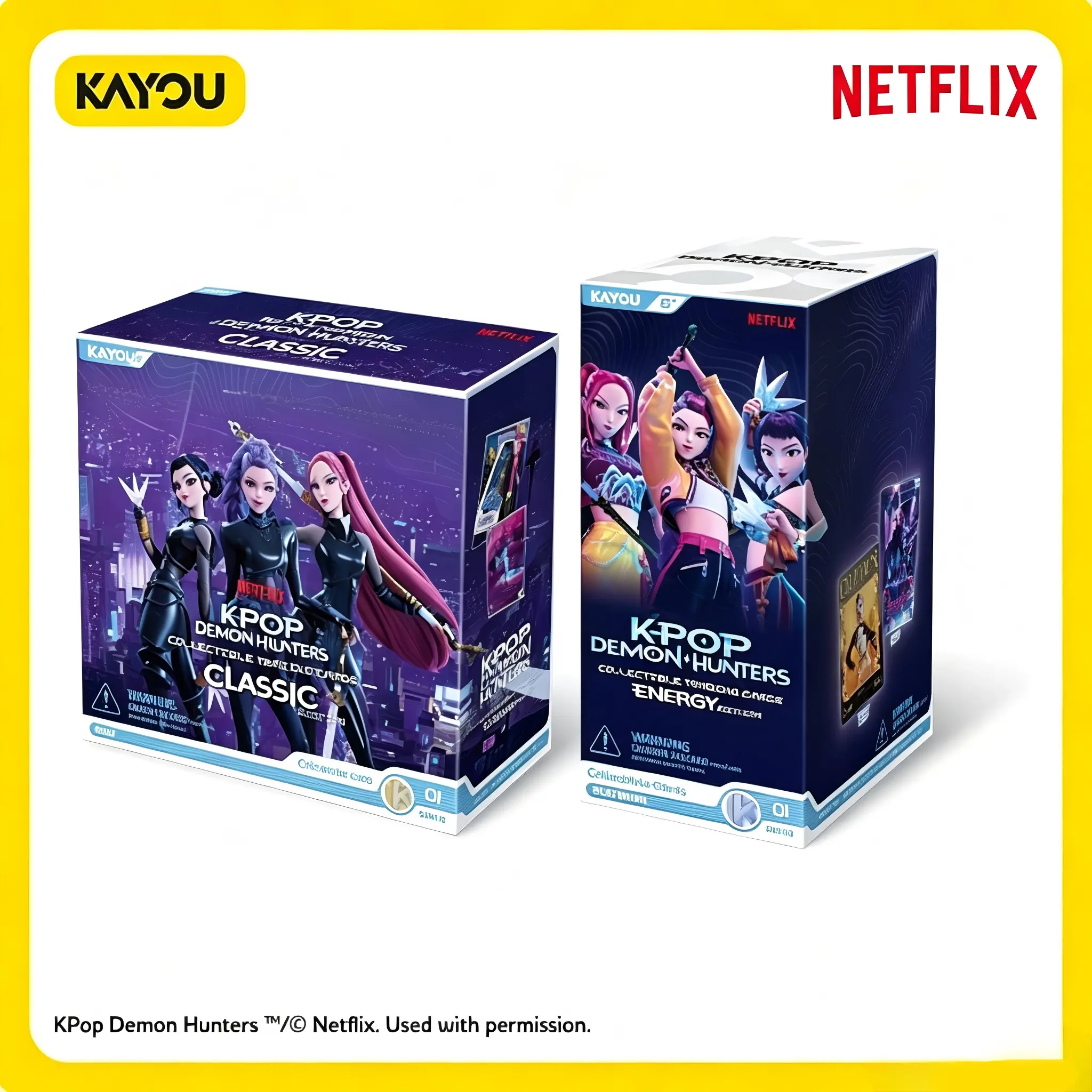 KAYOU KPop Demon Hunters Collectible Trading Cards Energy & Classic Edition Bundle Set