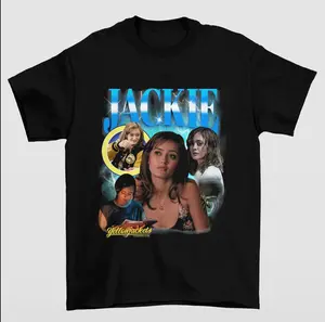 Jackie Yellowjackets TV Show Character Collage T-Shirt Retro Graphic Series Fan
