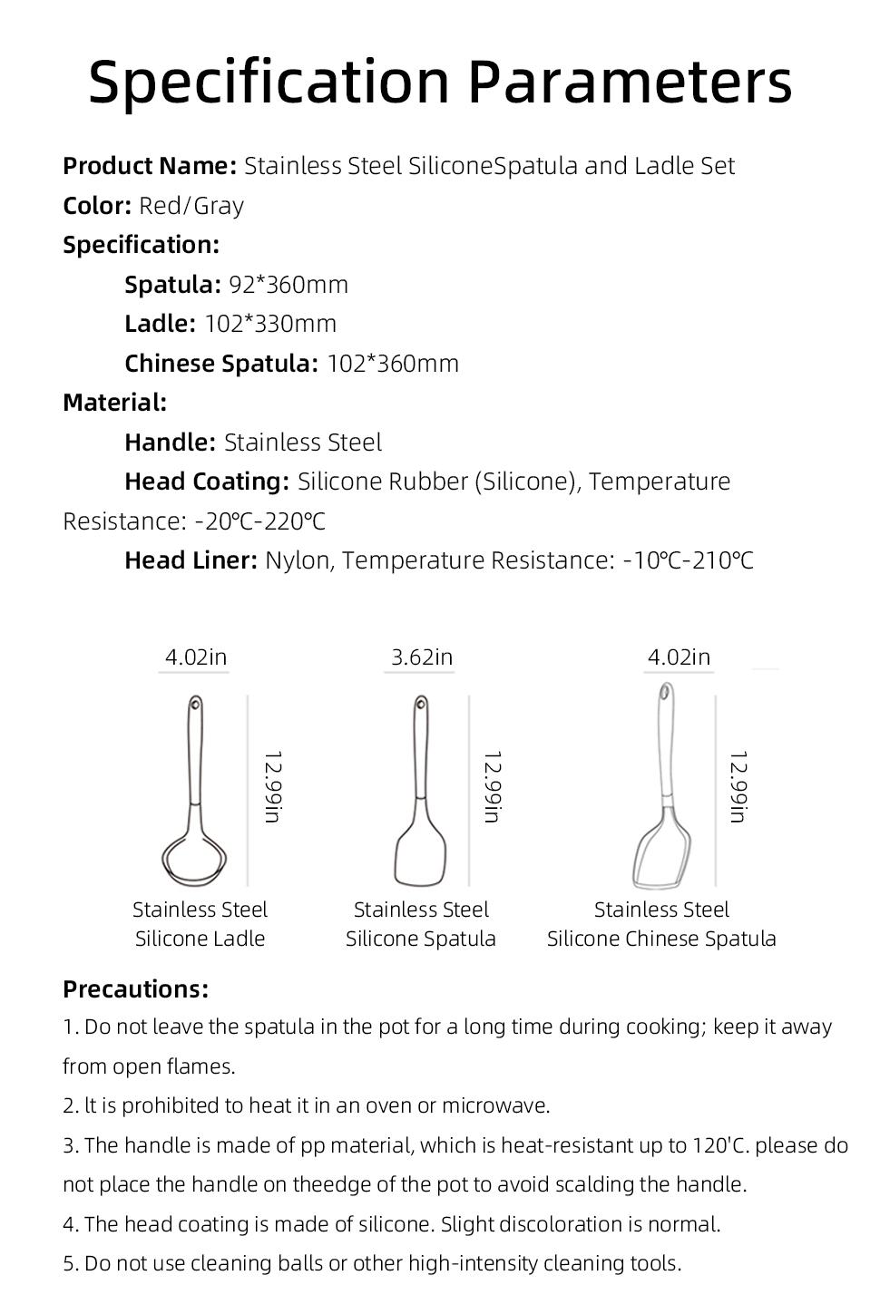 Food‑Grade Silicone Spatula, Heat‑Resistant Non‑Scratch Kitchen Utensil, Durable Cooking Tool for Non‑Stick Pans