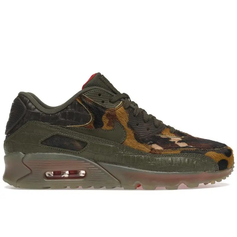 Nike Men's Air Max 90 Camo Croc Running Shoes, from StockX