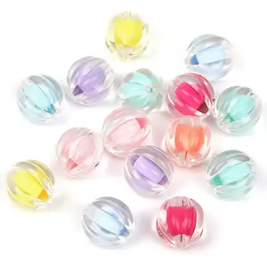 10mm acrylic pumpkin beads Handmade DIY beads