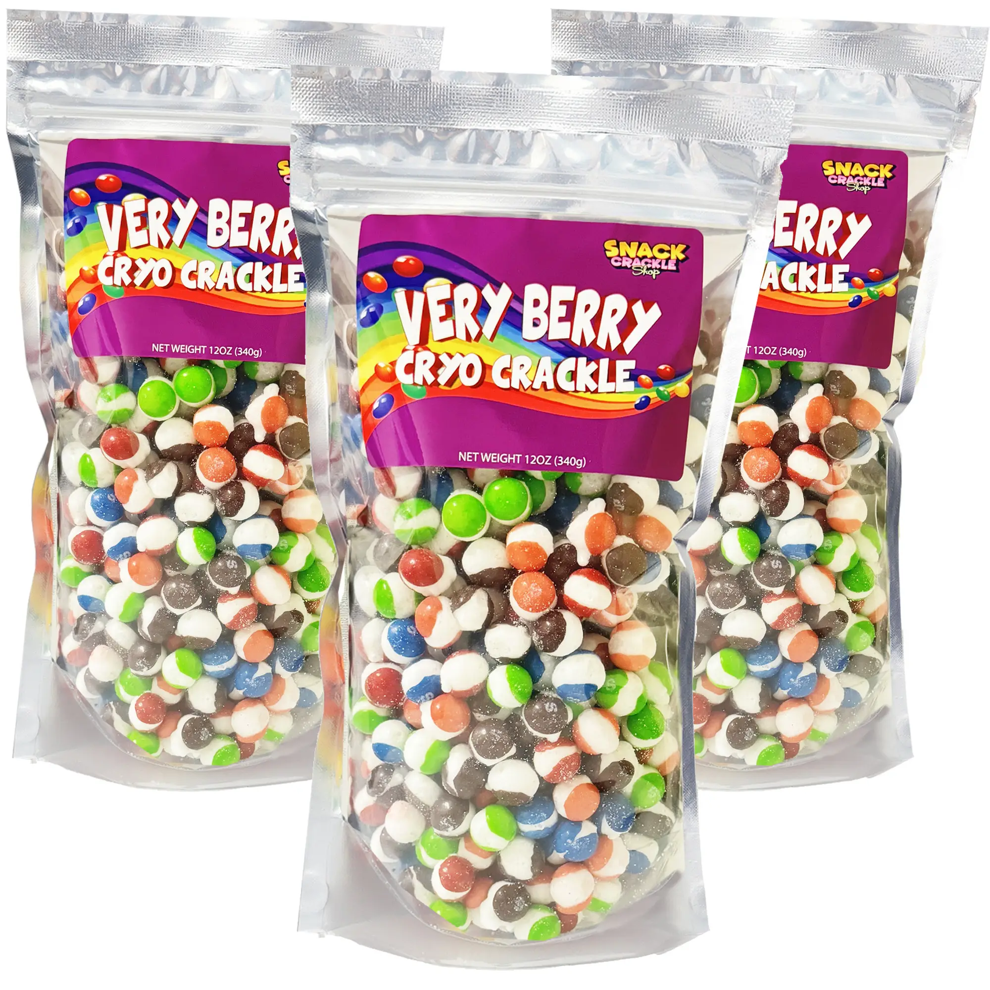 Freeze Dried Berry Rainbow Candy Snack Bonbon Sweet Fruit Bite Candies
