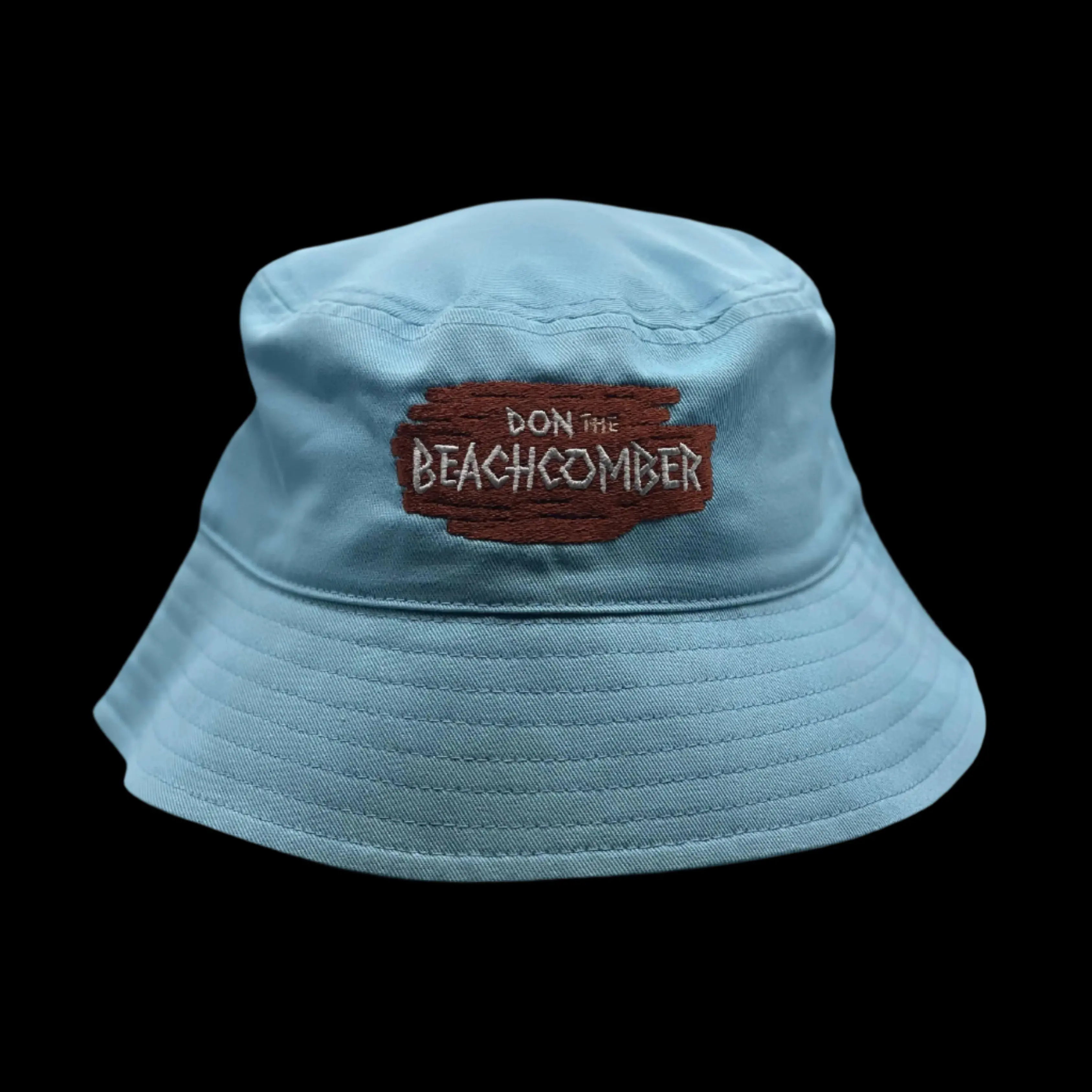 Don the Beachcomber Logo Bucket Hat In Baby Blue