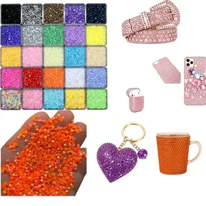 30-Color 3mm Round 5D Resin Beads (27000 Pcs, No Box) - Shiny Flat Gel Diamonds for Nail Decorations, Handmade Keychains Diy Beading Beading Making