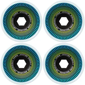 Spitfire Skateboard Wheels 60mm 80HD Superwides Ice Grey Soft Cruiser Formula