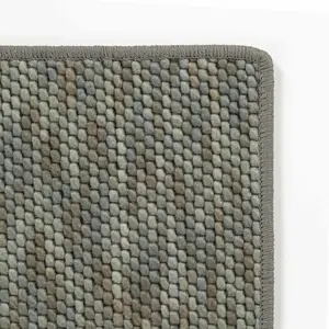 Lucca Sage Textured Cut and Sew Custom Rug