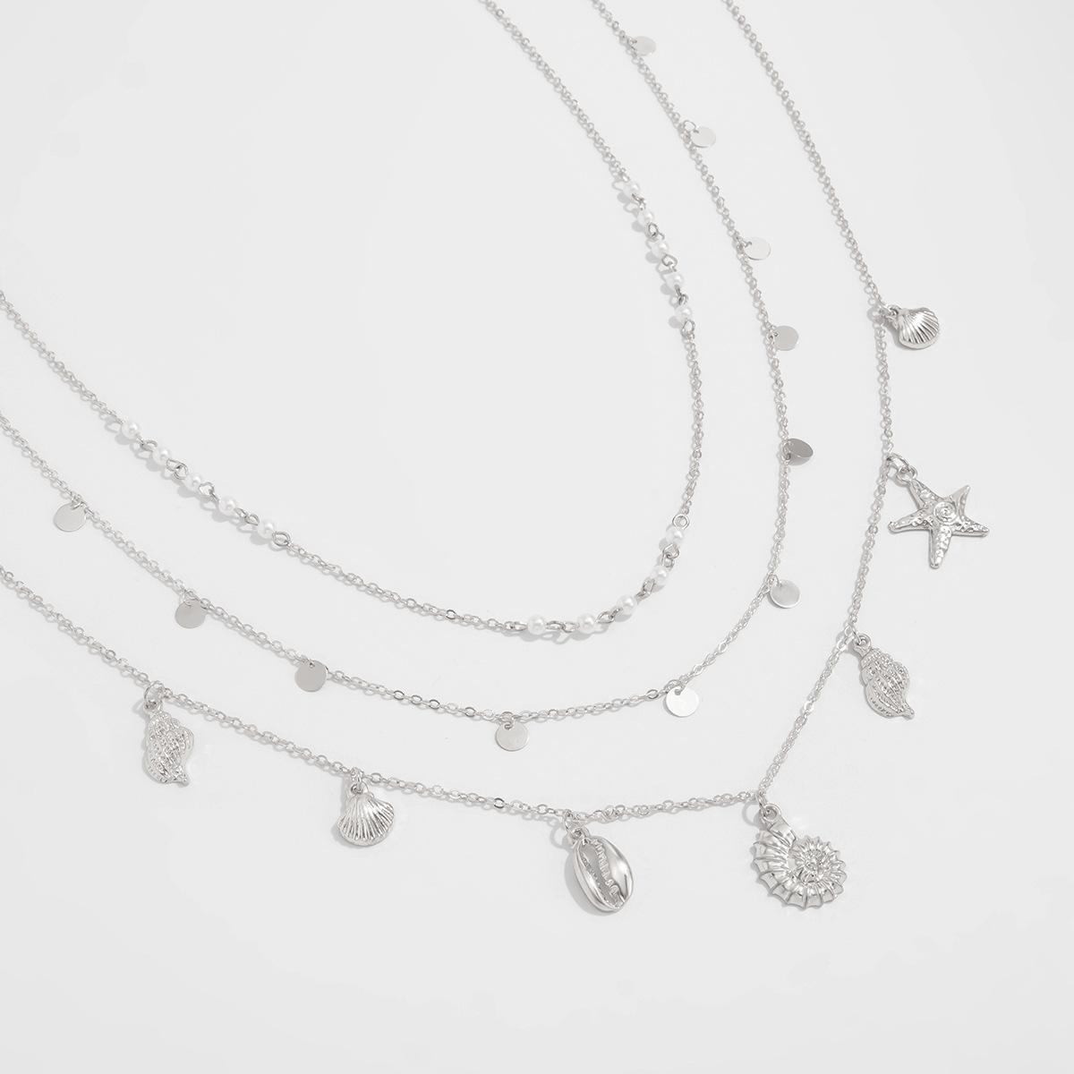 Sexy Pearl Thin Chain Shell Body