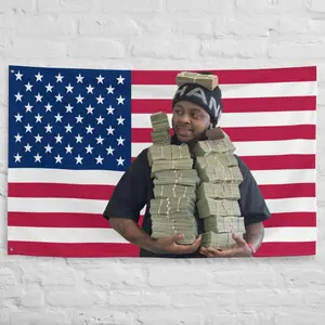 Babyface Ray American Flag - Hip Hop Home Tapestry 40in*60in Tapestry Decor