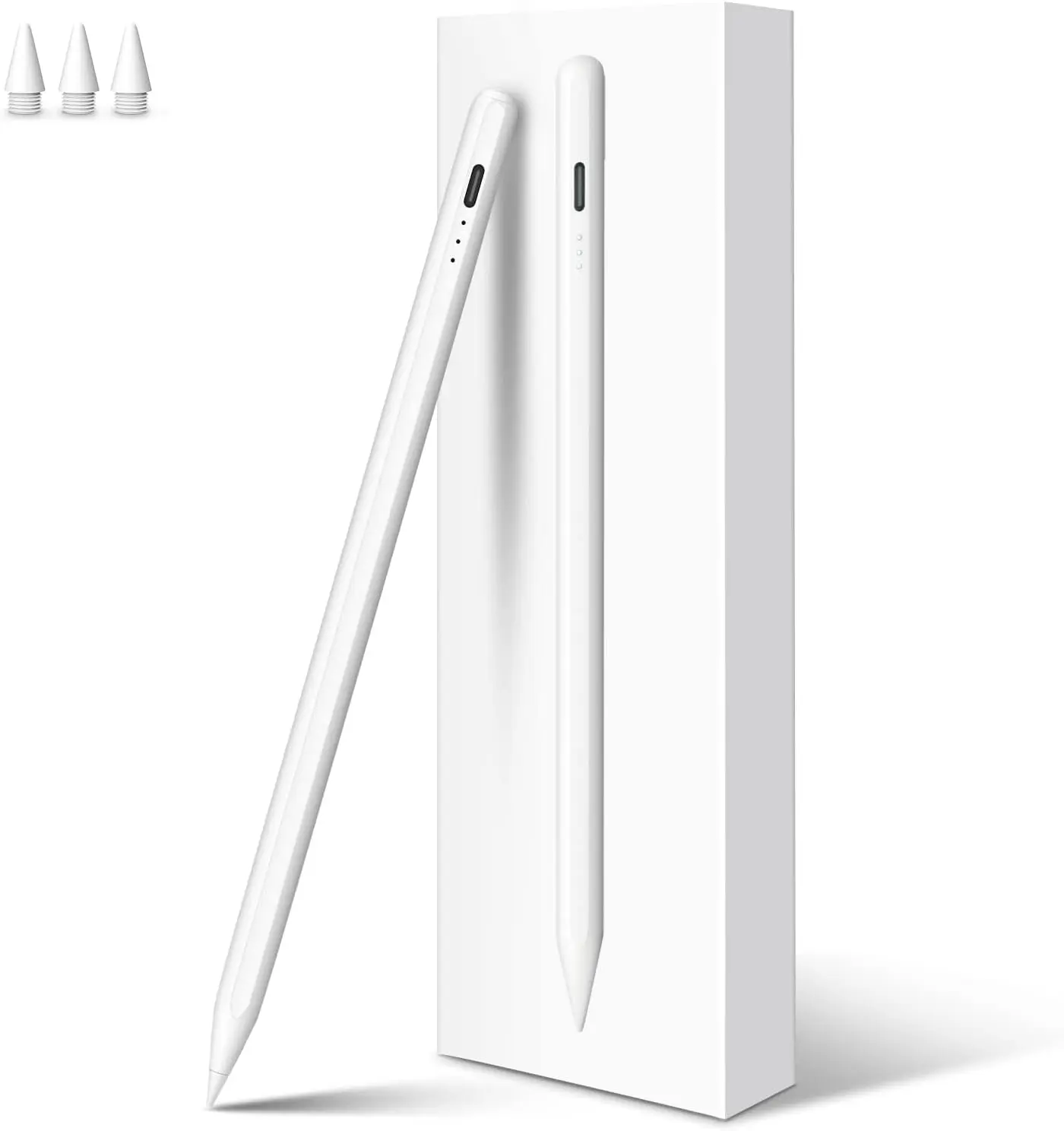 High Precision Active Stylus Pencil - Digital Stylus, Electronic Touchscreen Pen for 2018-2025 iPad, No Bluetooth, Palm Rejection, Smooth Writing/Drawing, Long-Lasting Battery, Tablet Accessory (Not for Android Tablets/Smartphones), Digital Stylus Pen, El