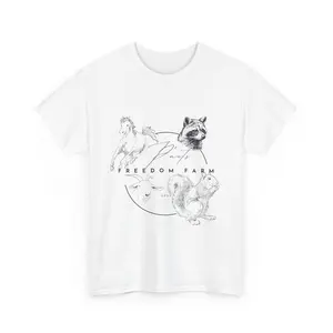 P'Nut's Freedom Farm Unisex Heavy Cotton Tee