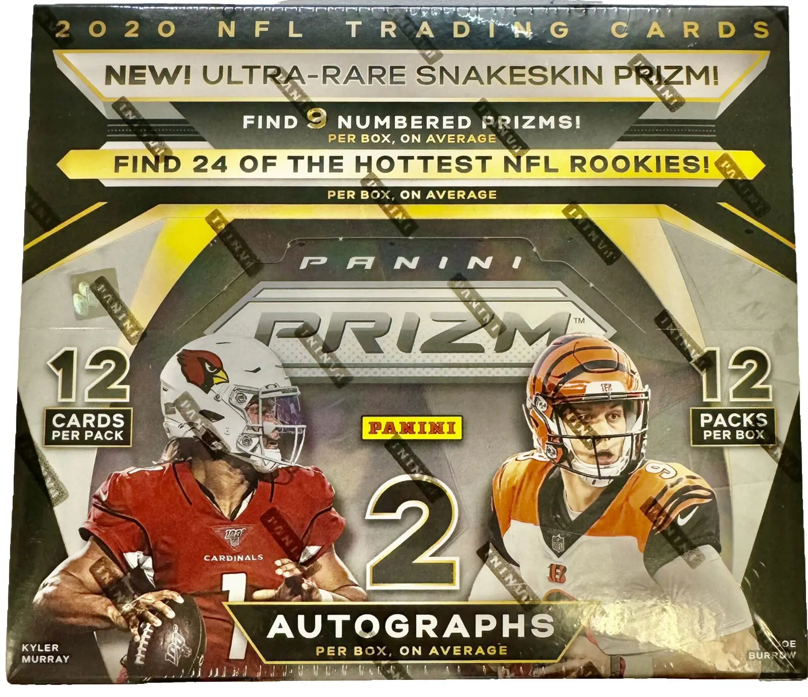 2020 Prizm Football Hobby Box - Burrow, Herbert, Hurts, Tua Rookie Year