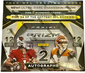 2020 Prizm Football Hobby Box - Burrow, Herbert, Hurts, Tua Rookie Year