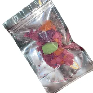Sample Size VEGAN Bath Bomb Crumbles Bath Fizz BATH BOMB DUST SAMPLES in Colorful Crumbled Form