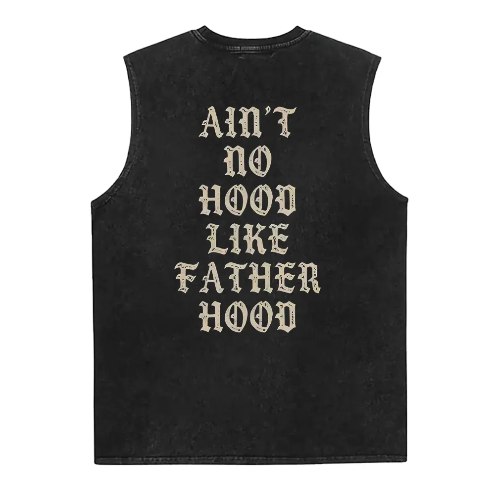 Funny Dad Life Washed Vest, Fatherhood, First Father's Day Present, Dad of Girls, Cool Dad Of Mens Gift F