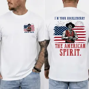 Doc Holliday I'm Your Huckleberry The American Spirit T-Shirt, Skeleton Cowboy 4th Of July Shirt, Independence Day Merch, Gift For Him And Her, Full Colors, Full Sizes