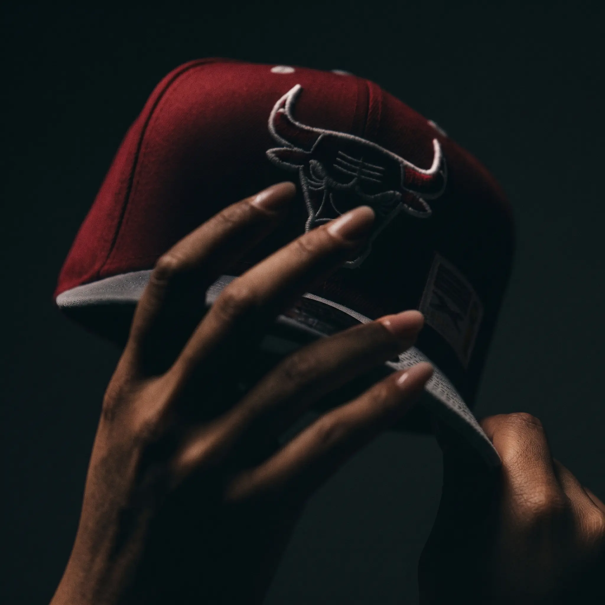 New Era Chicago Bulls Baseball Cap Multi-Color Variant Selection | Structured Commemorative Side Patch Caps | Hand Held Showcase Profile
