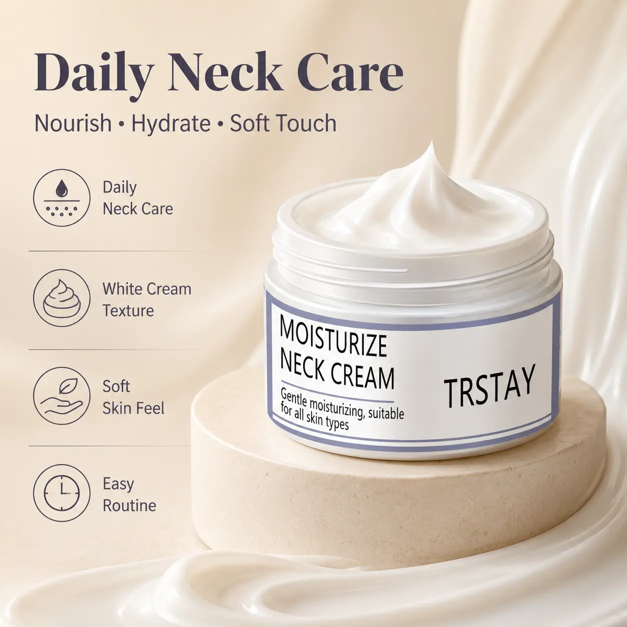 Neck Care Cream | Specially designed for neck skin | Nourishes and repairs, leaving neck skin smooth and firm.