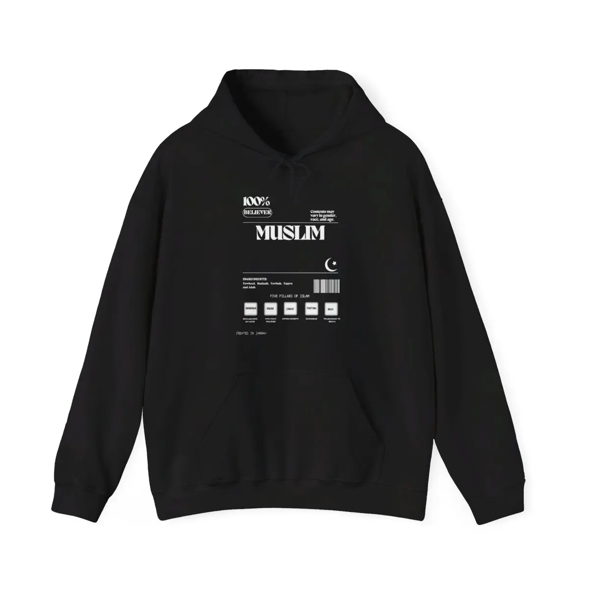 Men's Muslim "Recipe for Islam" Hoodie