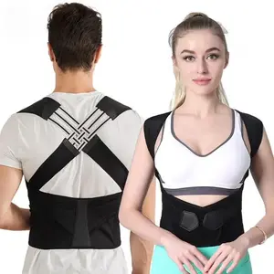 Adjustable Posture Corrector Back Brace with Shoulder Support Relieve Back Neck and Shoulder Pain for Men and Women Shoulder Brace for Back and Spine Alignment