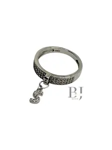 CHARM RING LETTER S (0843)