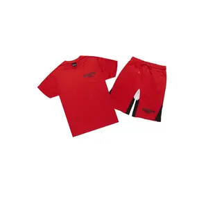 Sana Red Relaxed T-Shirt/Short Set