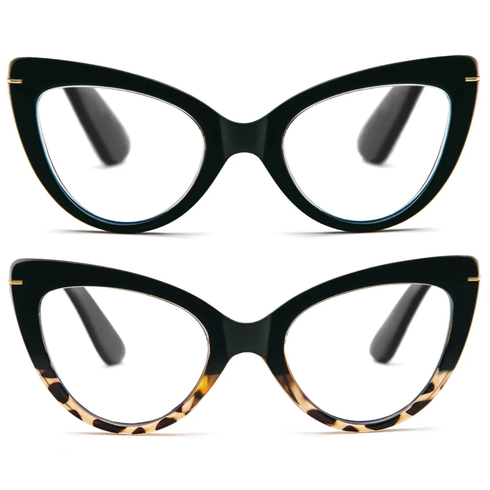 KOKOBIN Cat Eye Reading Glasses Fashion Cute Reader for Women