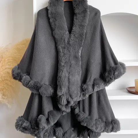 Women's Fall Winter Fashion Solid Color Shawl, Warm Comfortable Scarf, Casual Multi-Functional Wrap, Fluffy Soft Scarf, Perfect for Autumn/winter Decor, Trendy Solid Shawl